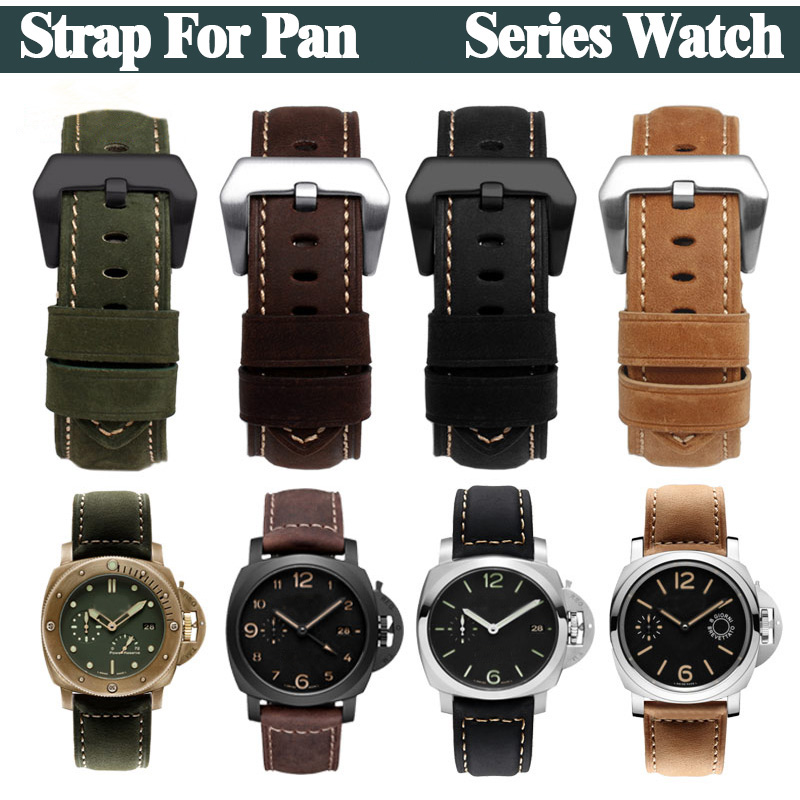 Watch Band For Panerai PAM LUMINOR Calfskin Retro Frosted Leather Accessories Waterproof Strap Stainless Steel Pin Buckle
Watch Band For Panerai PAM LUMINOR Calfskin Retro Frosted Leather Accessories Waterproof Strap Stainless Steel Pin Buckle