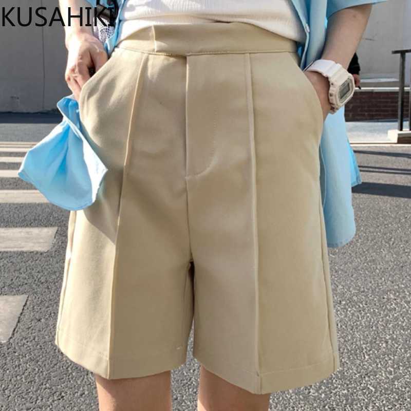 KUSAHIKI Summer Woman Half Pants Korean Solid High Waisted Trousers Causal Wide Leg Knee-length Pants Mujer 6J772 210602, Black
KUSAHIKI Summer Woman Half Pants Korean Solid High Waisted Trousers Causal Wide Leg Knee-length Pants Mujer 6J772 210602, Black