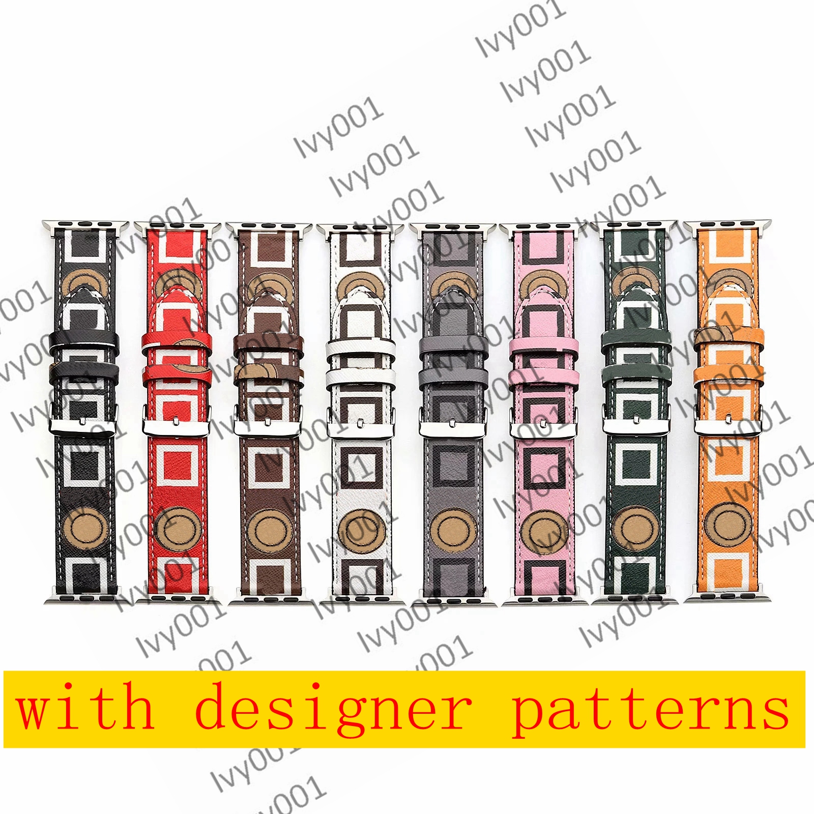 luxury designer F Strap Watchbands Watch Band 42mm 38mm 40mm 44mm iwatch 2 3 4 5 bands Leather Bracelet Fashion Stripes watchband with letter ivy001
luxury designer F Strap Watchbands Watch Band 42mm 38mm 40mm 44mm iwatch 2 3 4 5 bands Leather Bracelet Fashion Stripes watchband with letter ivy001