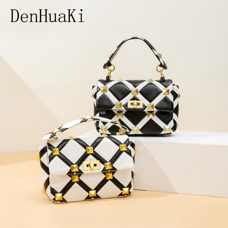 Evening Bags Luxury Designer Brand Purses And Handbags For Women Vintage Rivet Shoulder Messenger Bag Women's Purse Female High Quality
Evening Bags Luxury Designer Brand Purses And Handbags For Women Vintage Rivet Shoulder Messenger Bag Women's Purse Female High Quality