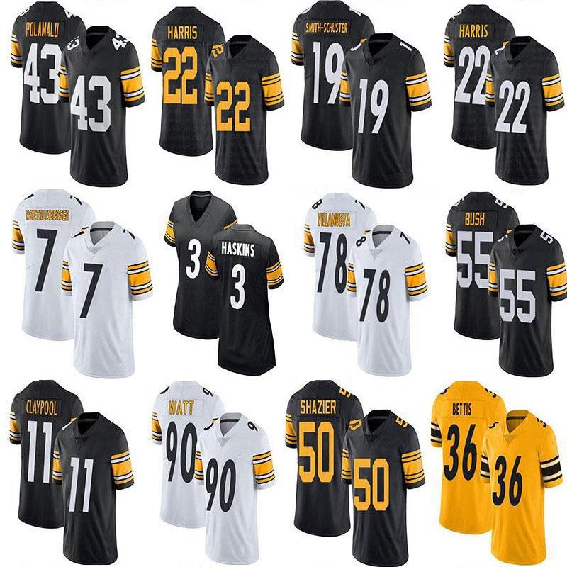 22 Najee Harris Chase Claypool T.J. Watt Custom Football Jersey Men Womens Youth Troy Polamalu Dwayne Haskins Minkah Fitzpatrick JuJu Smith-Schuster Ben Roet McCloud, Black
22 Najee Harris Chase Claypool T.J. Watt Custom Football Jersey Men Womens Youth Troy Polamalu Dwayne Haskins Minkah Fitzpatrick JuJu Smith-Schuster Ben Roet McCloud, Black