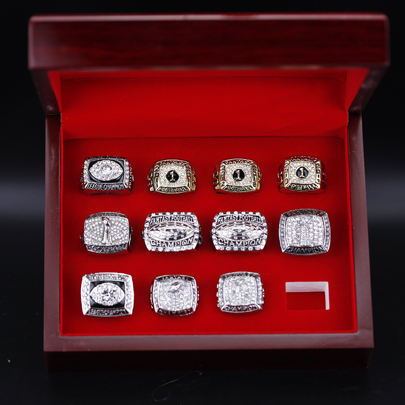 11pcs 2010-2020 Fantasy Football Championship Ring Fan Gift wholesale Drop US SIZE 11
11pcs 2010-2020 Fantasy Football Championship Ring Fan Gift wholesale Drop US SIZE 11