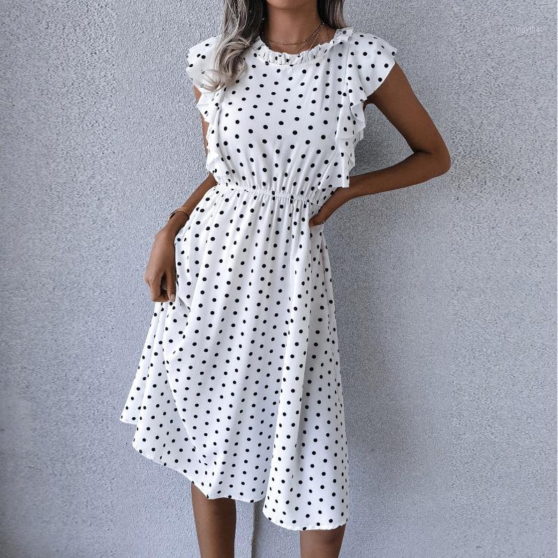 Women' Swimwear Ruffle Sleeveless Dress Women Summer Casual Floral 2021 Short-sleeved Waist-skimming Polka Dot Sundress Robe, Gray
Women' Swimwear Ruffle Sleeveless Dress Women Summer Casual Floral 2021 Short-sleeved Waist-skimming Polka Dot Sundress Robe, Gray