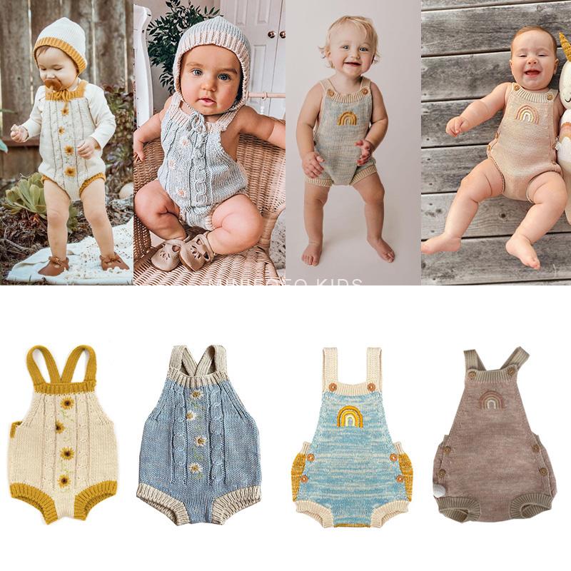 Jumpsuits Wild Wawa Baby Romper Autumn Winter Knit Rainbow Embroidery One-piece Brand Design Born Clothes Boy Clothing Outfits, Blue
Jumpsuits Wild Wawa Baby Romper Autumn Winter Knit Rainbow Embroidery One-piece Brand Design Born Clothes Boy Clothing Outfits, Blue