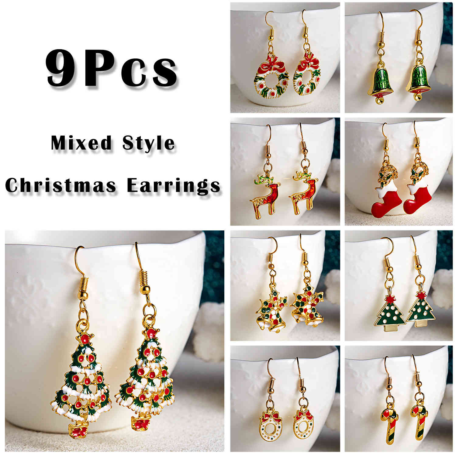 2021 Popular Christmas Earrings decorative Earrings Fashion ear hook Christmas Tree Earrings
2021 Popular Christmas Earrings decorative Earrings Fashion ear hook Christmas Tree Earrings
