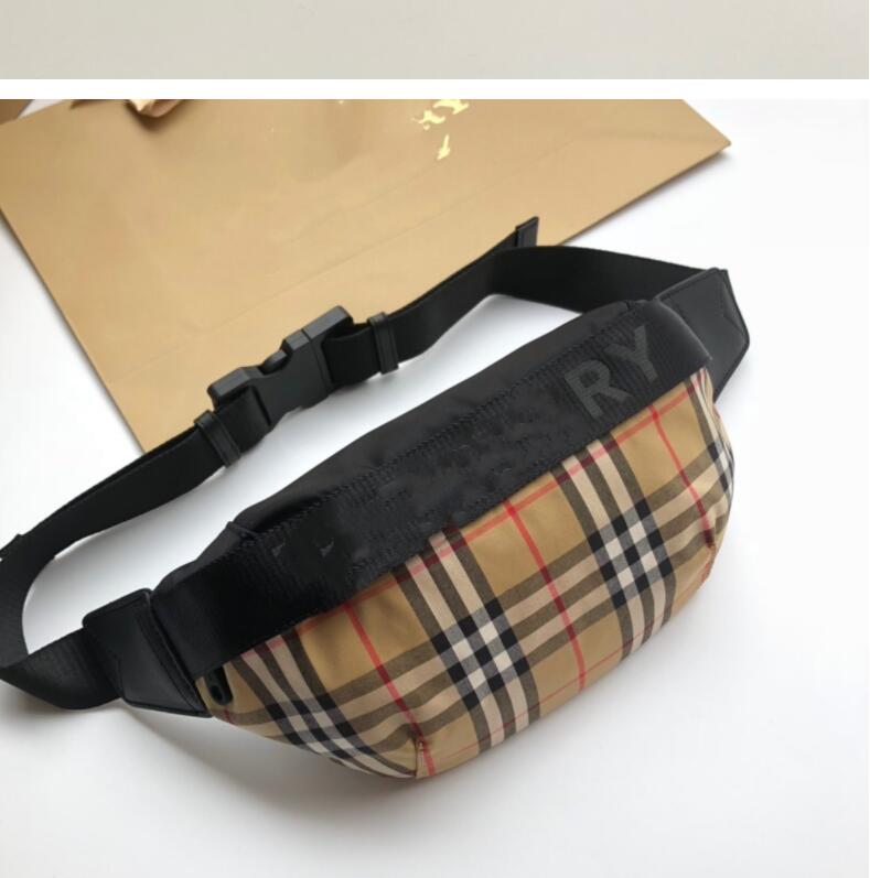 2022 new original single canvas plaid waist bag stitching hit color chest bag large capacity wide shoulder strap diagonal men's and women's bags, Gold 01
2022 new original single canvas plaid waist bag stitching hit color chest bag large capacity wide shoulder strap diagonal men's and women's bags, Gold 01
