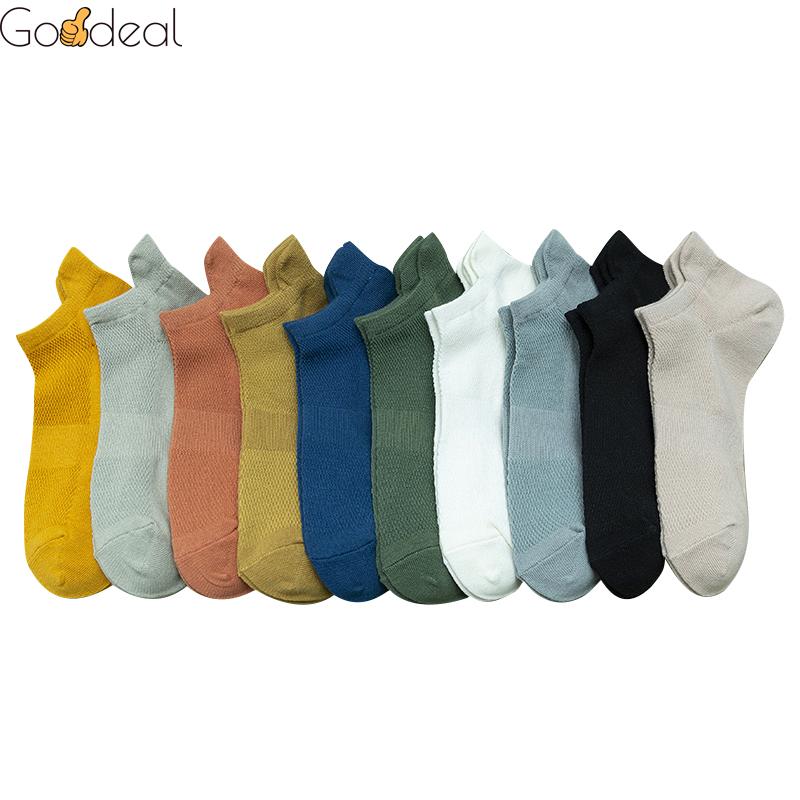 Men's Socks Goodeal 5 Pairs Breathable Short Ankle Solid Color Mesh High Quality Male Colorful Street Comfortable Soft Crew Sock, Black
Men's Socks Goodeal 5 Pairs Breathable Short Ankle Solid Color Mesh High Quality Male Colorful Street Comfortable Soft Crew Sock, Black
