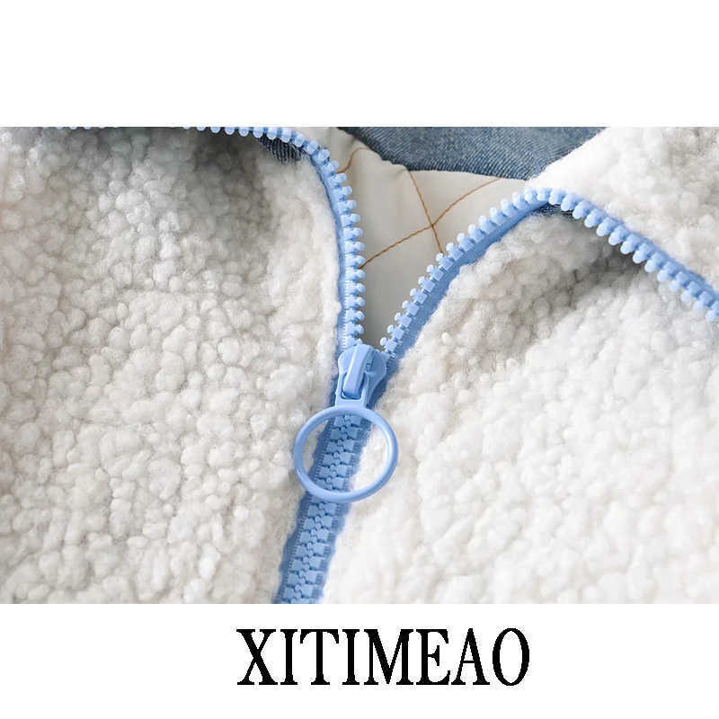 Winter Thicken Warm Lambskin Jacket Coat Women Casual Fashion Lamb Faux Fur Overcoat Fluffy Cozy Oversize Outerwear 210602