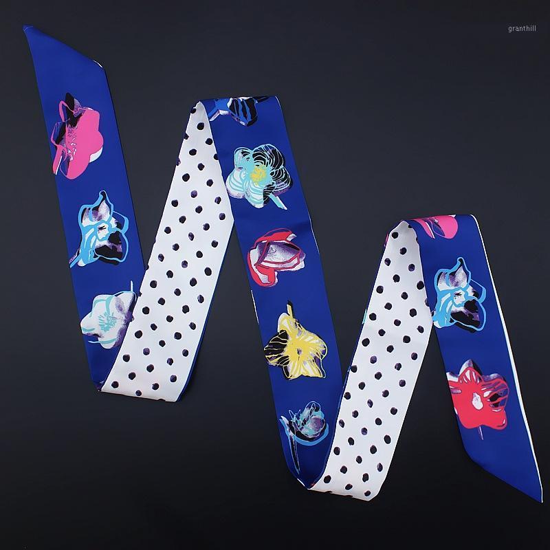 Scarves 120*5cm Style All-match Fashion Tie Bag Handle Silk Scarf Long For Women Small Ribbon Hair Band Polka Dot, Blue;gray
Scarves 120*5cm Style All-match Fashion Tie Bag Handle Silk Scarf Long For Women Small Ribbon Hair Band Polka Dot, Blue;gray