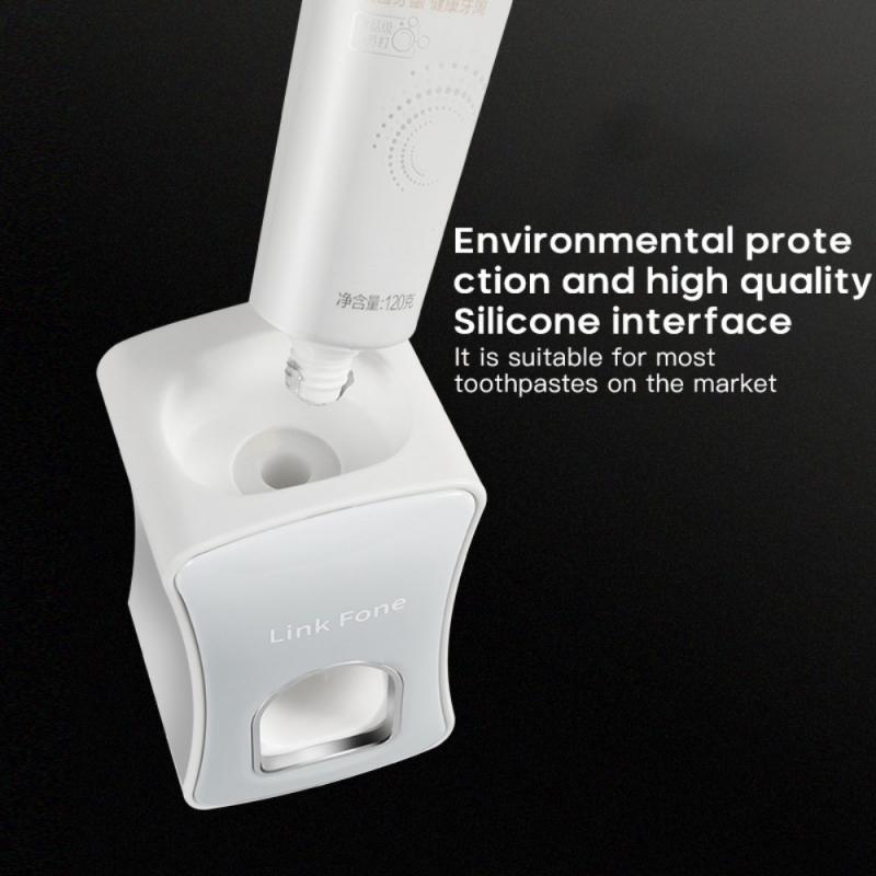 2021 New Automatic Toothpaste Dispenser Bathroom Accessories Set Toothpaste Squeezer Dispenser Bathroom Toothbrush Holder Tool