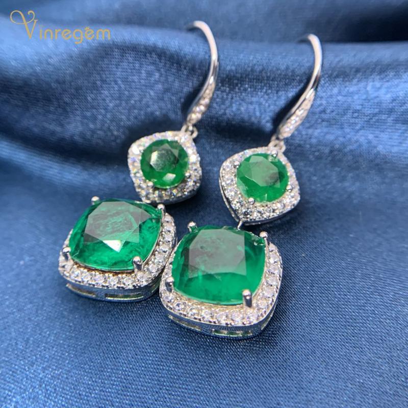 Dangle & Chandelier Vinregem Luxury 100% 925 Sterling Silver Emerald Moissanite Gemstone Wedding Engagement Vintage Drop Earrings Fine Jewel
Dangle & Chandelier Vinregem Luxury 100% 925 Sterling Silver Emerald Moissanite Gemstone Wedding Engagement Vintage Drop Earrings Fine Jewel