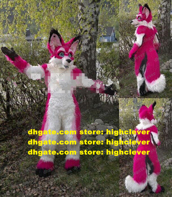 Pink Red Long Fur Furry Fox Wolf Husky Dog Mascot Costume Fursuit Adult Cartoon Annual Celebration Amusement Park zz7661, As in photos
Pink Red Long Fur Furry Fox Wolf Husky Dog Mascot Costume Fursuit Adult Cartoon Annual Celebration Amusement Park zz7661, As in photos