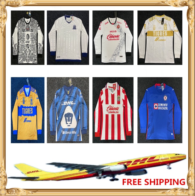 DHL 2021 Long Sleeve Chivas Guadalajara Soccer Jerseys Liga mx Mexico Club America UNAL UANL TIGRES Curz Azul Xolos Tijuana 20 21 ALTERNATIV, Black;yellow
DHL 2021 Long Sleeve Chivas Guadalajara Soccer Jerseys Liga mx Mexico Club America UNAL UANL TIGRES Curz Azul Xolos Tijuana 20 21 ALTERNATIV, Black;yellow