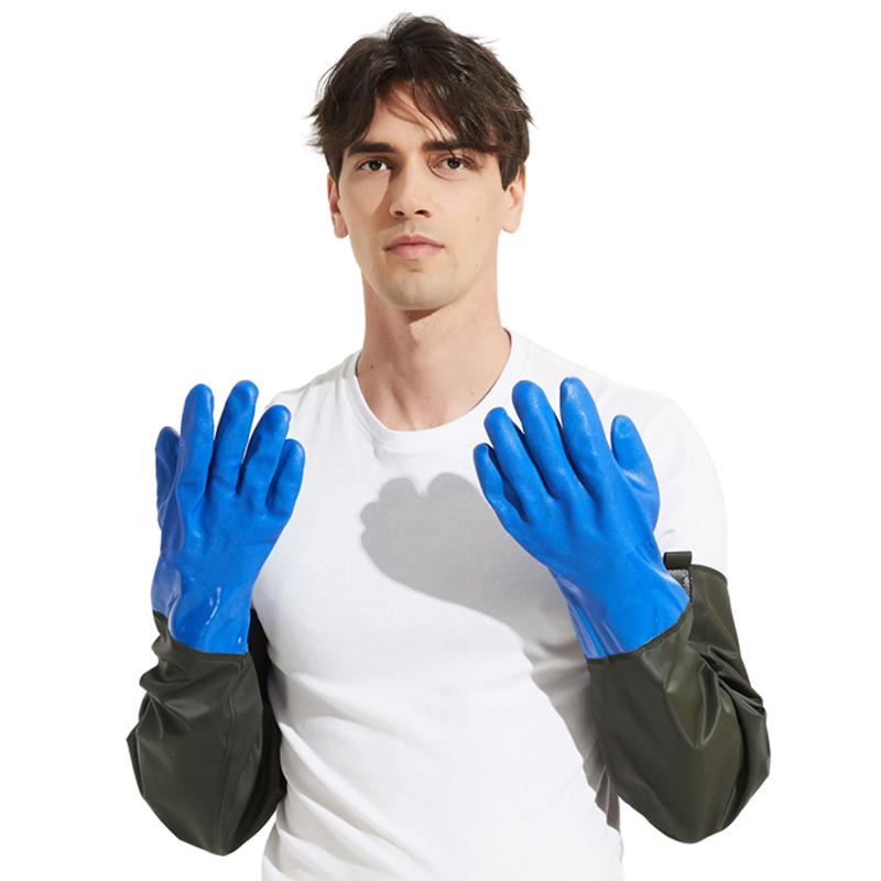 Sports Gloves Thicken Waterproof Rubber Wear-Resistant Fishing Anti-Slip Farm Work Reusable Thickened Long Mittens, Black
Sports Gloves Thicken Waterproof Rubber Wear-Resistant Fishing Anti-Slip Farm Work Reusable Thickened Long Mittens, Black