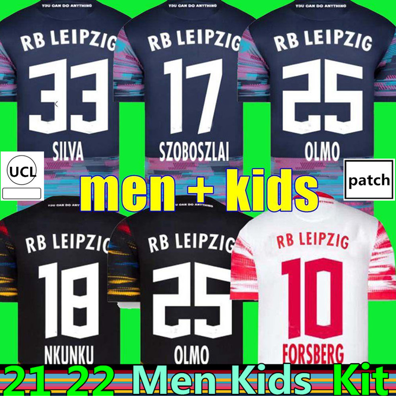 21 22 RB NKUNKU Leipzigs SILVA Soccer Jersey 2021 2022 RBL football jerseys HAIDARA OLMO SZOBOSZLAI Poulsen Klostermann FORSBERG LAIMER ADAMS Hommes + Kits enfants, Colour 1
21 22 RB NKUNKU Leipzigs SILVA Soccer Jersey 2021 2022 RBL football jerseys HAIDARA OLMO SZOBOSZLAI Poulsen Klostermann FORSBERG LAIMER ADAMS Hommes + Kits enfants, Colour 1