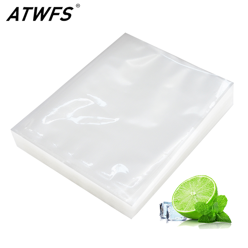 ATWFS 100pcs/lot Vacuum Bag Food Vacuum Sealer Vacuum Bags for Food Sous Vide Packing Machine Packaging Bags
ATWFS 100pcs/lot Vacuum Bag Food Vacuum Sealer Vacuum Bags for Food Sous Vide Packing Machine Packaging Bags