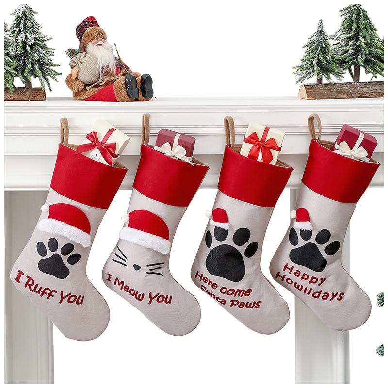 Christmas Decorations Decoration Letter Sock For Children's Large Stocking Gift Bag Xmas Tree Ornaments Home Decor
Christmas Decorations Decoration Letter Sock For Children's Large Stocking Gift Bag Xmas Tree Ornaments Home Decor