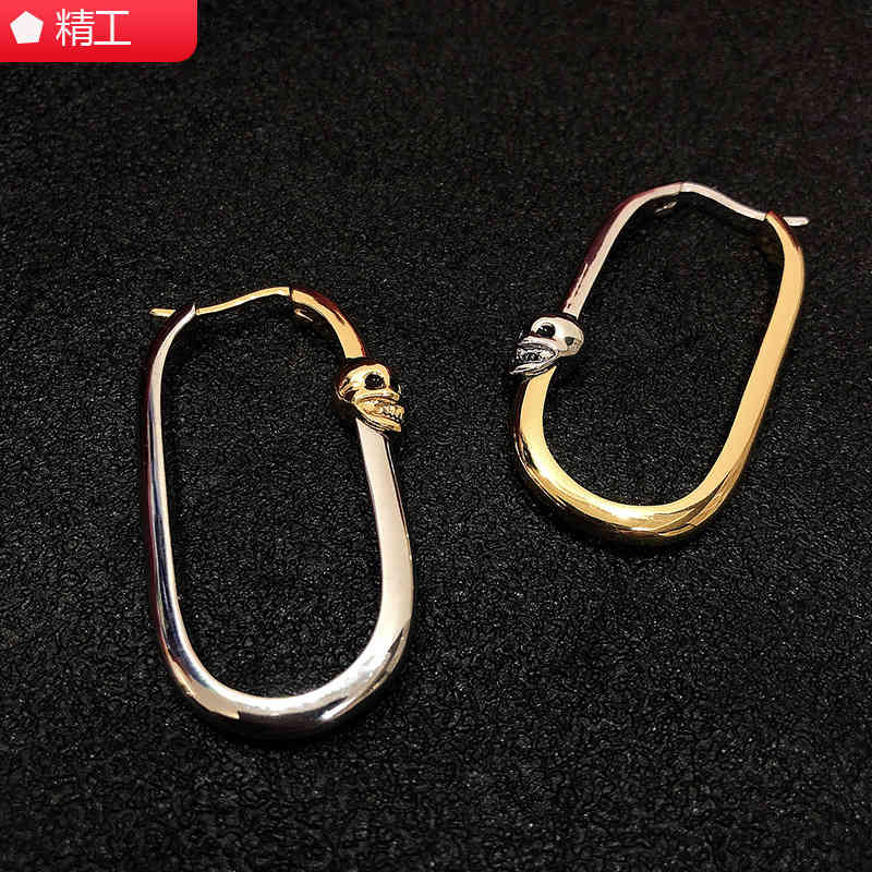 Fashion earrings designer Jewelry 2021 new U-shaped skull ins cool style gold silver long Design AL1M
Fashion earrings designer Jewelry 2021 new U-shaped skull ins cool style gold silver long Design AL1M