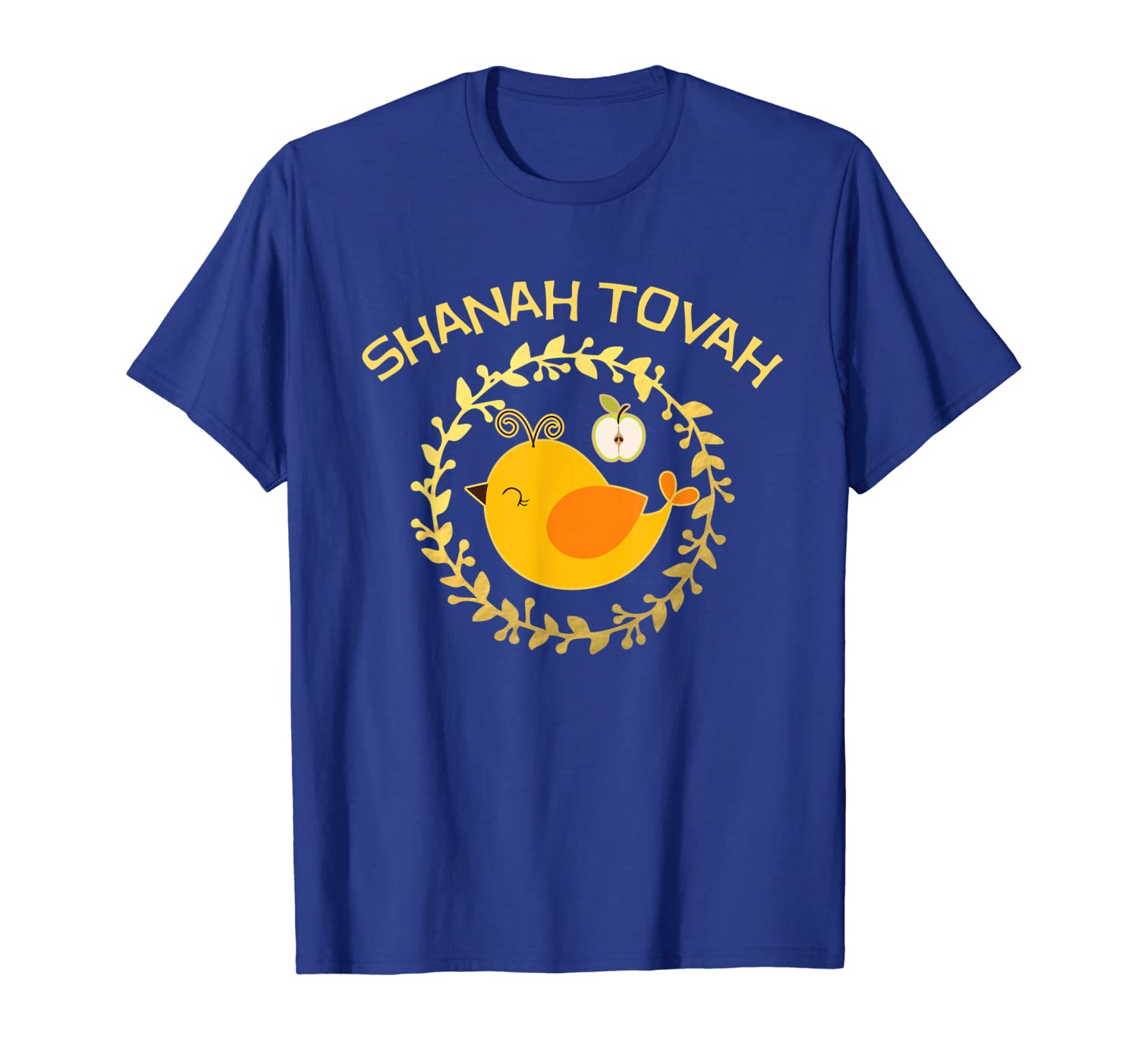 rosh hashanah shanah tovah - jewish new year gift t-shirt, White;black