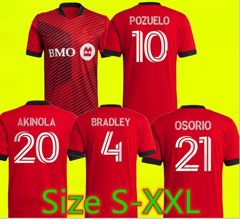 Top 2021 quality Toronto FC Soccer Jersey 21 22 #10 POZUELO OSORIO Red Uniform Mens #17 ALTIDORE MORROW BRADLEY Football Shirt, Black
Top 2021 quality Toronto FC Soccer Jersey 21 22 #10 POZUELO OSORIO Red Uniform Mens #17 ALTIDORE MORROW BRADLEY Football Shirt, Black