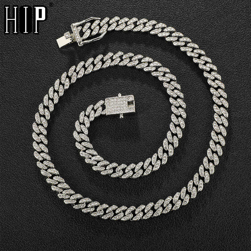 Hip Hop AAA Bling 8MM Miami Cuban Chain Iced Out Men's Necklace Rhinestone Zircon Paved Necklaces Men Women Jewelry
Hip Hop AAA Bling 8MM Miami Cuban Chain Iced Out Men's Necklace Rhinestone Zircon Paved Necklaces Men Women Jewelry