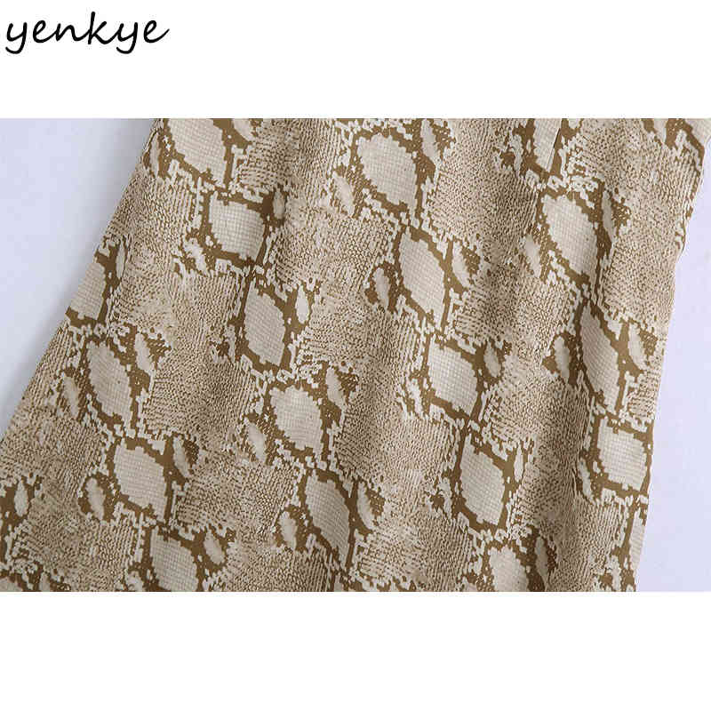 Vintage Animal Print Sling Dress Women Sexy Backless Sleeveless V Neck A-line Midi Night Out Party Summer Vestido 210430