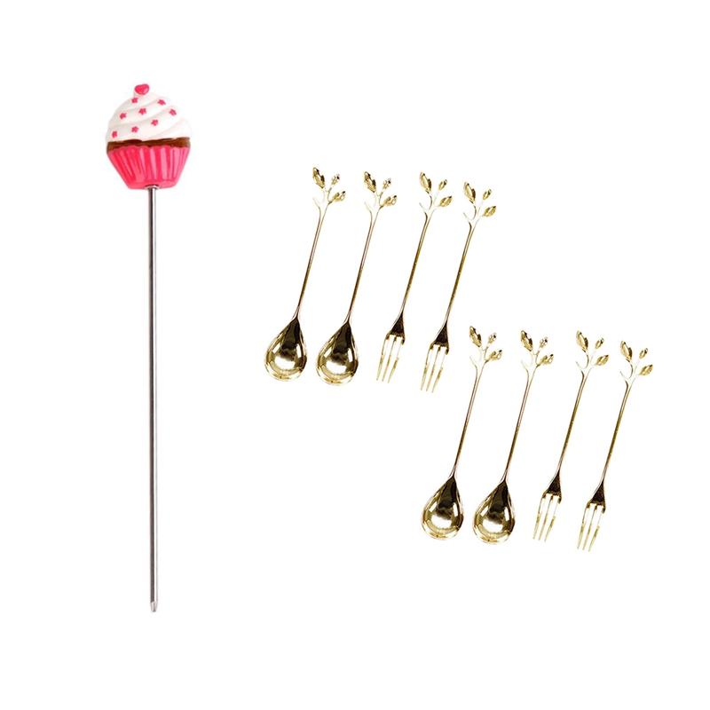 Dinnerware Sets 1 Pcs Cake Probe Bread Baking Tool Pancake For Muffin & Set Tableware Gold Leaf Coffee Spoon Fork
Dinnerware Sets 1 Pcs Cake Probe Bread Baking Tool Pancake For Muffin & Set Tableware Gold Leaf Coffee Spoon Fork