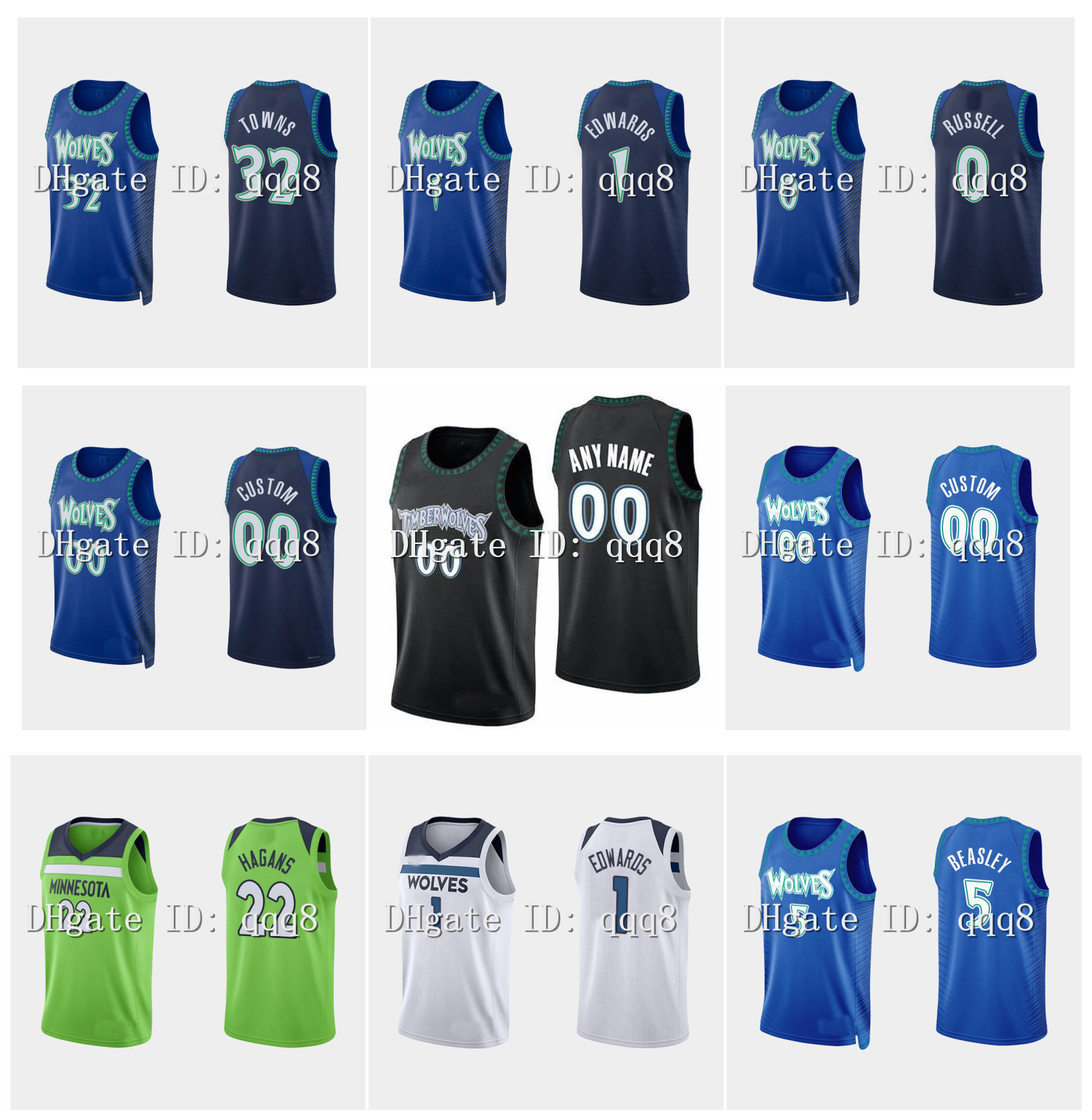 21 22 75th City Basketball Jersey Karl-Anthony 32 Towns 1 Anthony Edwards 0 D'Angelo Russell 5 Malik Beasley 11 Naz Reid 22 Beverley Cu, Black
21 22 75th City Basketball Jersey Karl-Anthony 32 Towns 1 Anthony Edwards 0 D'Angelo Russell 5 Malik Beasley 11 Naz Reid 22 Beverley Cu, Black