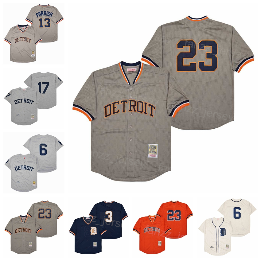 1968 1984 Retro Baseball 6 Al Kaline Jersey Vintage 3 Alan Trammell 23 Cam Gibson 13 Lance Parrish Pullover Stitched Cool Base Team Grey Navy Blue Orange Beige Retire, 3 navy blue
1968 1984 Retro Baseball 6 Al Kaline Jersey Vintage 3 Alan Trammell 23 Cam Gibson 13 Lance Parrish Pullover Stitched Cool Base Team Grey Navy Blue Orange Beige Retire, 3 navy blue