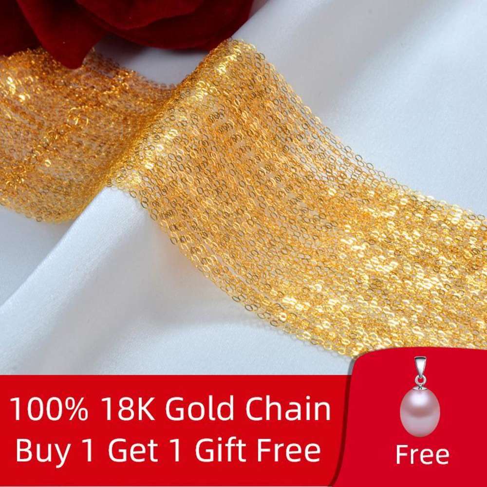 xf800 real 18k yellow gold solid pure au750 chain for women bruiloft fine jewelry n500, Black
xf800 real 18k yellow gold solid pure au750 chain for women bruiloft fine jewelry n500, Black