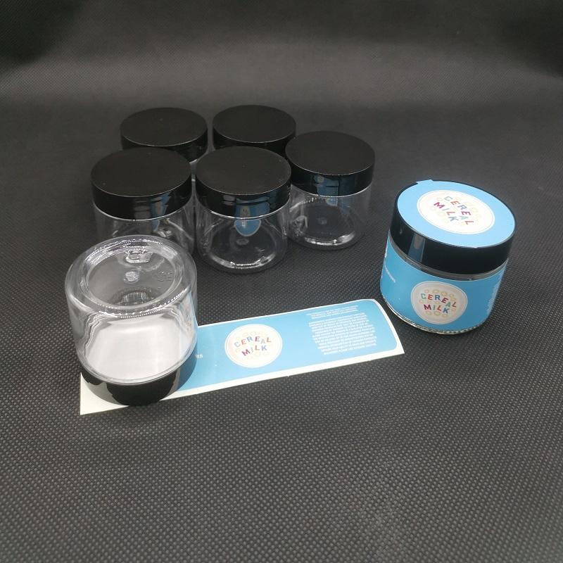 Empty Plastic Jars 60ml 3.5g Bottles Transparent PET Storage Cans with Stickers White Runtz Labels Jar
Empty Plastic Jars 60ml 3.5g Bottles Transparent PET Storage Cans with Stickers White Runtz Labels Jar