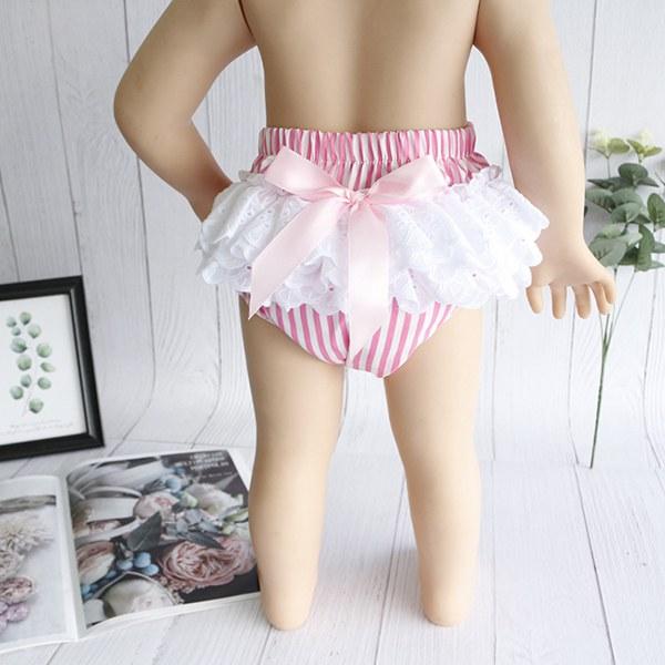 2022 new baby girls shorts lace ruffle bloomers kids boutique clothing infant girl clothes toddler cherry printed striped floral shorts