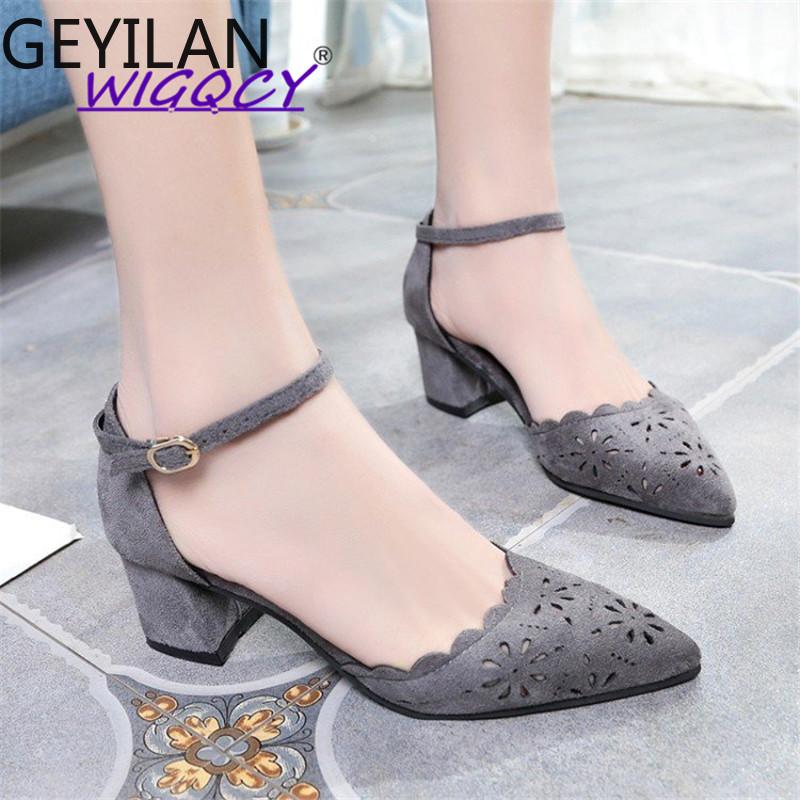 Sandals Pointed Toe Suede Square Heel High Heels Women 2021 Summer Shoes Fashion Hollow Buckle Strap Female, Black
Sandals Pointed Toe Suede Square Heel High Heels Women 2021 Summer Shoes Fashion Hollow Buckle Strap Female, Black