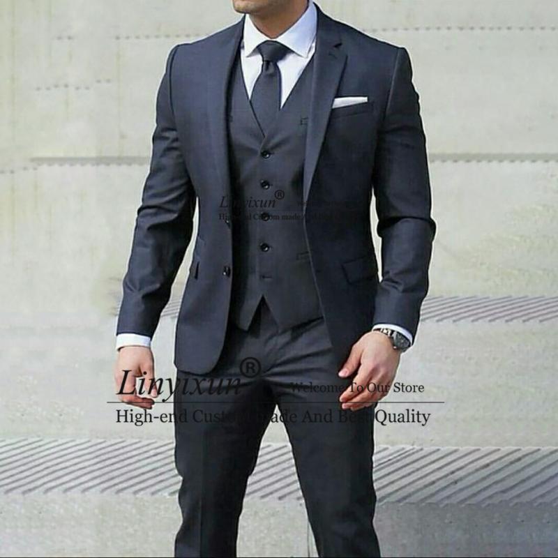 Men' Suits & Blazers Fashion Navy Blue Mens Suit Formal Business Blazer Slim Fit Wedding Groom Tuxedo 3 Piece Man Jacket Vest Pant Costume, As picture
Men' Suits & Blazers Fashion Navy Blue Mens Suit Formal Business Blazer Slim Fit Wedding Groom Tuxedo 3 Piece Man Jacket Vest Pant Costume, As picture