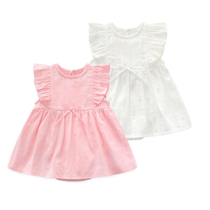 Rompers 0-12M 100% Cotton Born Baby Girls Princess Dresses Summer O-neck Sleeveless Infant Toddler Soft Bodysuits Clothes, Pink
Rompers 0-12M 100% Cotton Born Baby Girls Princess Dresses Summer O-neck Sleeveless Infant Toddler Soft Bodysuits Clothes, Pink