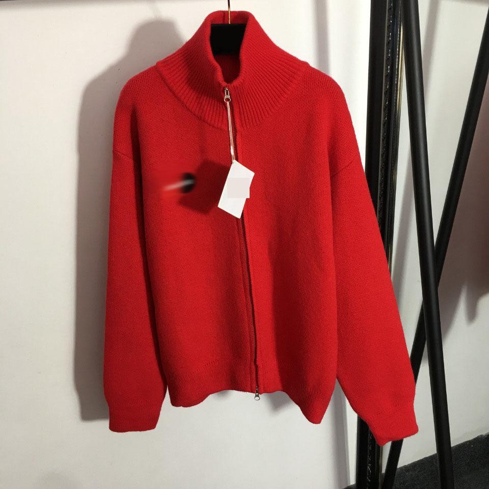 1209 2022 Runway Autumn Brand SAme Style Sweater Long Sleeve Cardigan Crew Neck Zipper Red Gray Black Fashion Womens Clothes High Quality Womens meiyi
1209 2022 Runway Autumn Brand SAme Style Sweater Long Sleeve Cardigan Crew Neck Zipper Red Gray Black Fashion Womens Clothes High Quality Womens meiyi