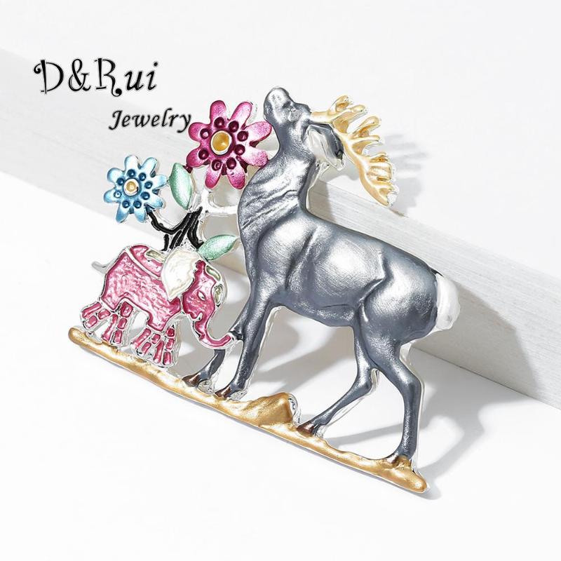 Pins, Brooches Cute Animal Deer Pins For Women Female Fashion Decorative Brooch Cartoon Elephant Flower Jewelry, Gray
Pins, Brooches Cute Animal Deer Pins For Women Female Fashion Decorative Brooch Cartoon Elephant Flower Jewelry, Gray