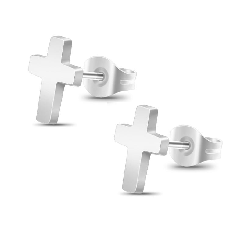 Stud Tiny Cross Earring Stainless Steel Body Piercing Jewelry Gift Earrings For Men Women, Golden;silver
Stud Tiny Cross Earring Stainless Steel Body Piercing Jewelry Gift Earrings For Men Women, Golden;silver
