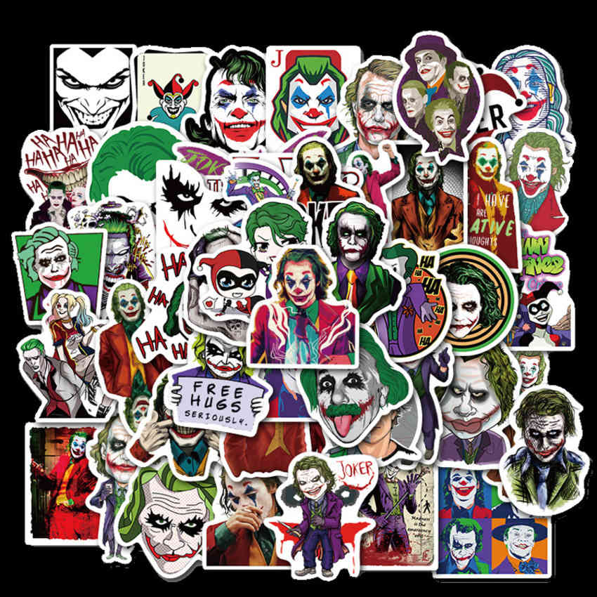 50 Pieces of Waterproof Removable Graffiti Stickers for 2019 New Movie Clown the Joker Trunk Trolley Case 5NKV
50 Pieces of Waterproof Removable Graffiti Stickers for 2019 New Movie Clown the Joker Trunk Trolley Case 5NKV