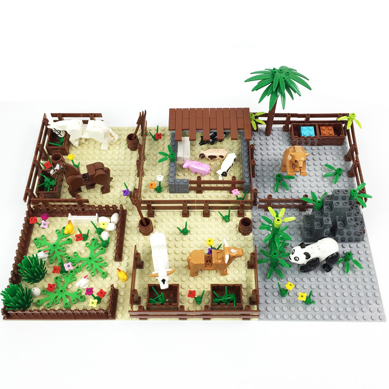 Niulan pig shed chicken farm panda horse DIY assembled small particle building blocks MOC agricultural scene wholesale
Niulan pig shed chicken farm panda horse DIY assembled small particle building blocks MOC agricultural scene wholesale