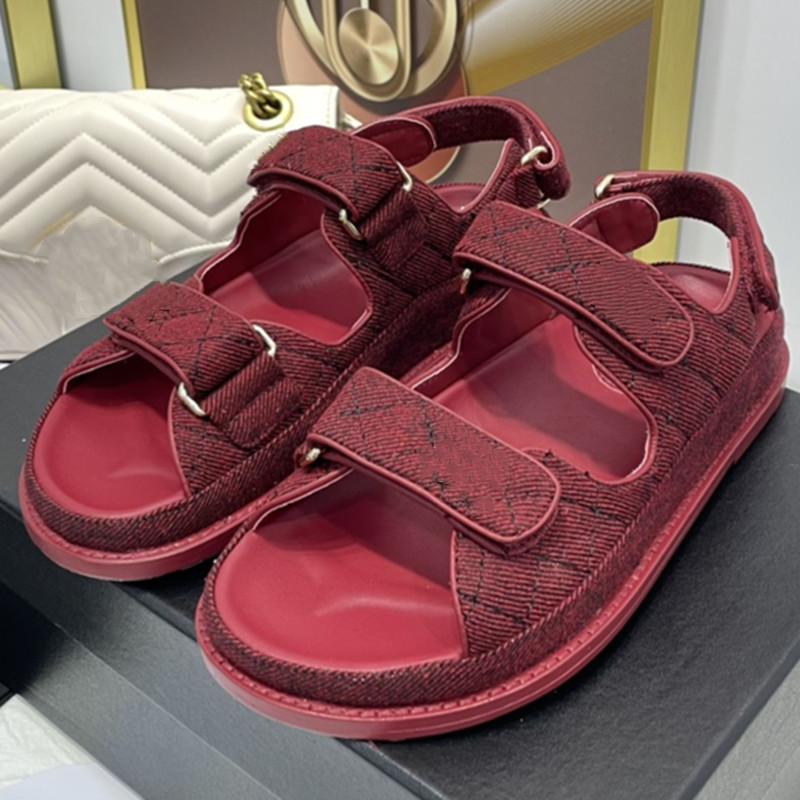 Sandals 2021 Denim Woman Hook & Loop Shoes Women Rome Beach Sliders Genuine Leather Sole Ladies Fashion Outwear, As show
Sandals 2021 Denim Woman Hook & Loop Shoes Women Rome Beach Sliders Genuine Leather Sole Ladies Fashion Outwear, As show