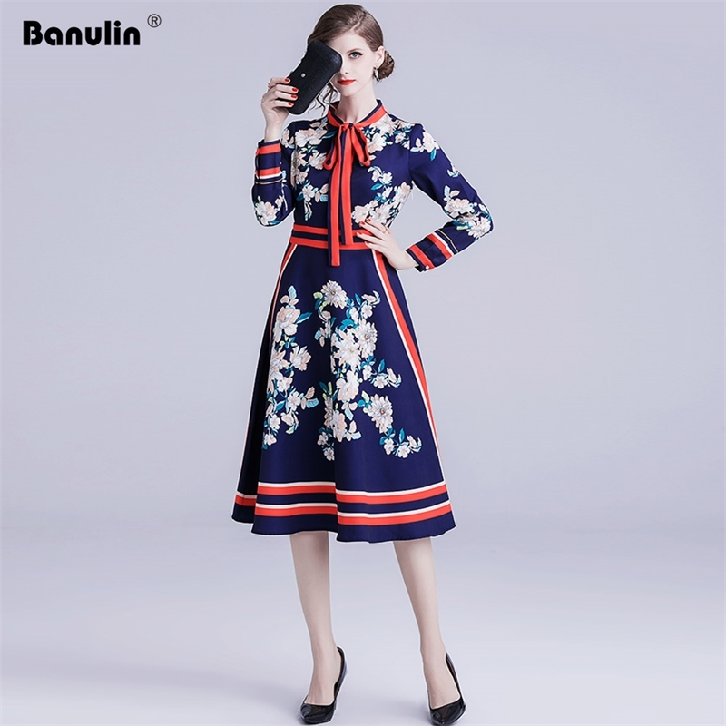 Banulin Spring Fashion Designer Runway Dress Women's Long Sleeve Bow Collar Multicolor Floral Print Vintage vestidos 210603, Graph coloring
Banulin Spring Fashion Designer Runway Dress Women's Long Sleeve Bow Collar Multicolor Floral Print Vintage vestidos 210603, Graph coloring