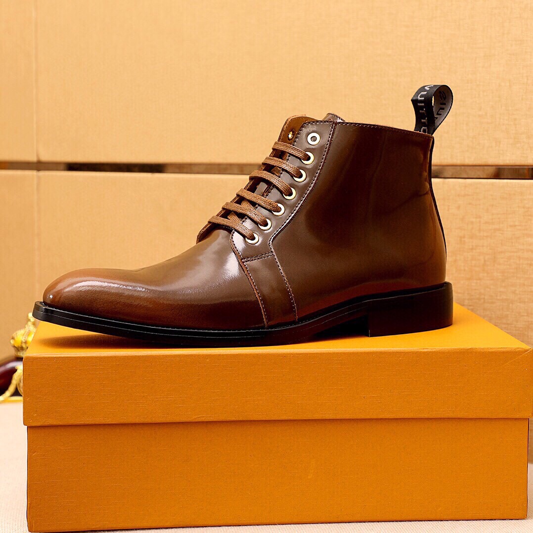 2021 Men's Elegant Designer Ankle Boots Men Lace Up Genuine Leather Motorcycle Boots Party Dress Shoes Brand Outdoor Flats Size 38-44, Brown
2021 Men's Elegant Designer Ankle Boots Men Lace Up Genuine Leather Motorcycle Boots Party Dress Shoes Brand Outdoor Flats Size 38-44, Brown