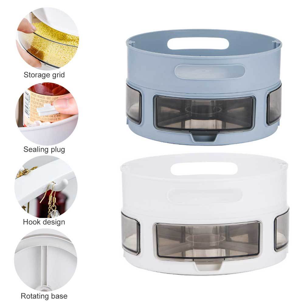 rotating storage box household deskorganizer multifunctional storage box kitchen storage supplies seasoning bottle jar wine
rotating storage box household deskorganizer multifunctional storage box kitchen storage supplies seasoning bottle jar wine