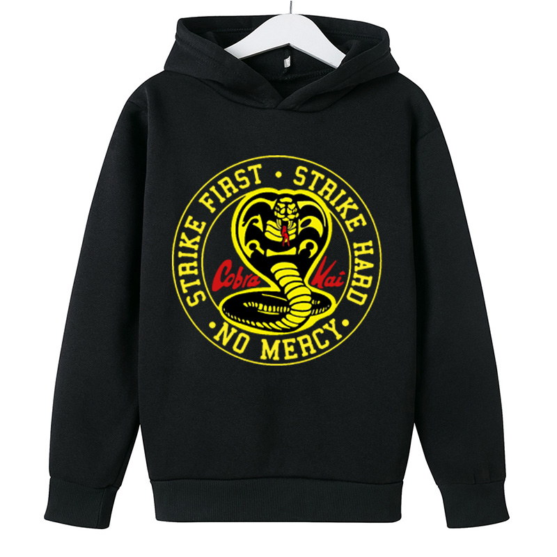 COBRA KAI Hoodies boy girl Sweatshirts Harajuku Hooded Cobra Kai Casual Pullovers children kid hoodie, White
COBRA KAI Hoodies boy girl Sweatshirts Harajuku Hooded Cobra Kai Casual Pullovers children kid hoodie, White