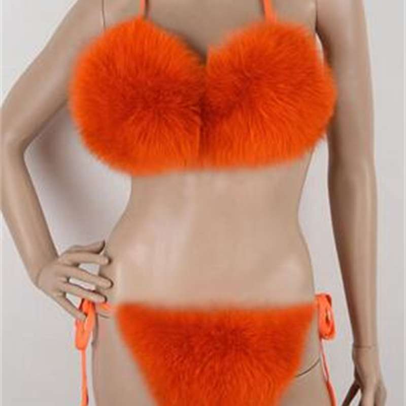 2020 Women Real Fox Fur Slippers Bra Sexy Bikini Set Winter Underwear Hot Girls Woman Fluffy Furry Slides, White;black
2020 Women Real Fox Fur Slippers Bra Sexy Bikini Set Winter Underwear Hot Girls Woman Fluffy Furry Slides, White;black