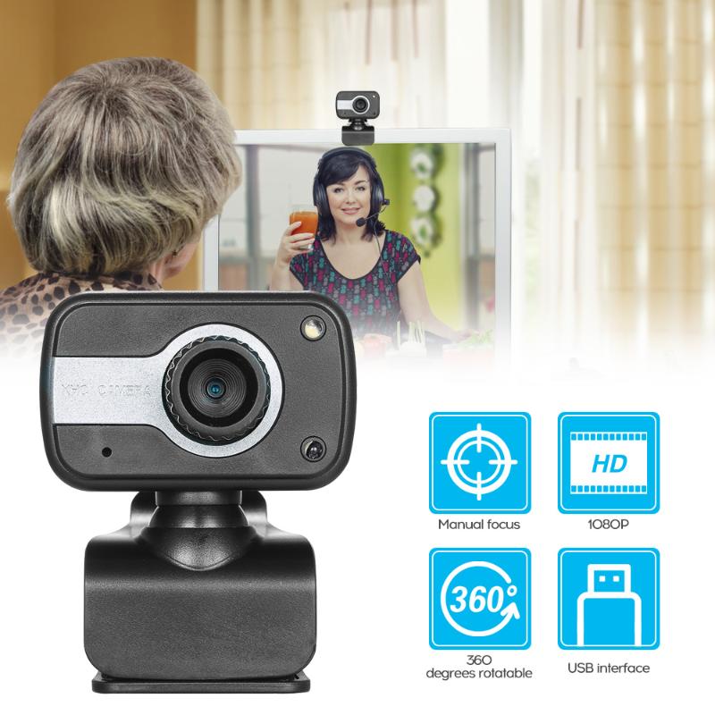 Webcams 480P/720P/1080P HD Web Camera Clip-on USB Webcam For Gaming PC Laptop Computer Desktop Fast Ship Teleconference