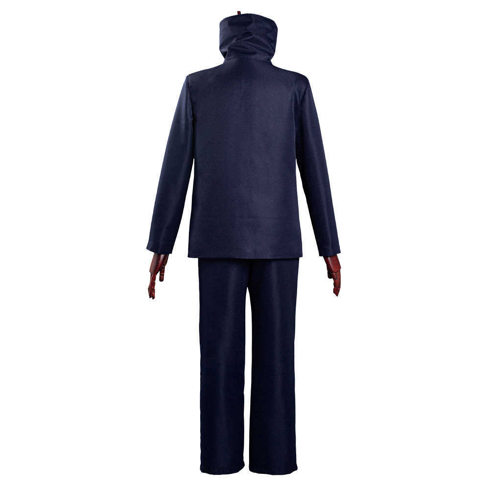 Jujutsu Kaisen Anime Toge Inumaki Cosplay Costume Wig Top+Pants Halloween Christmas Party School Uniform Outfits Men Women Y0913