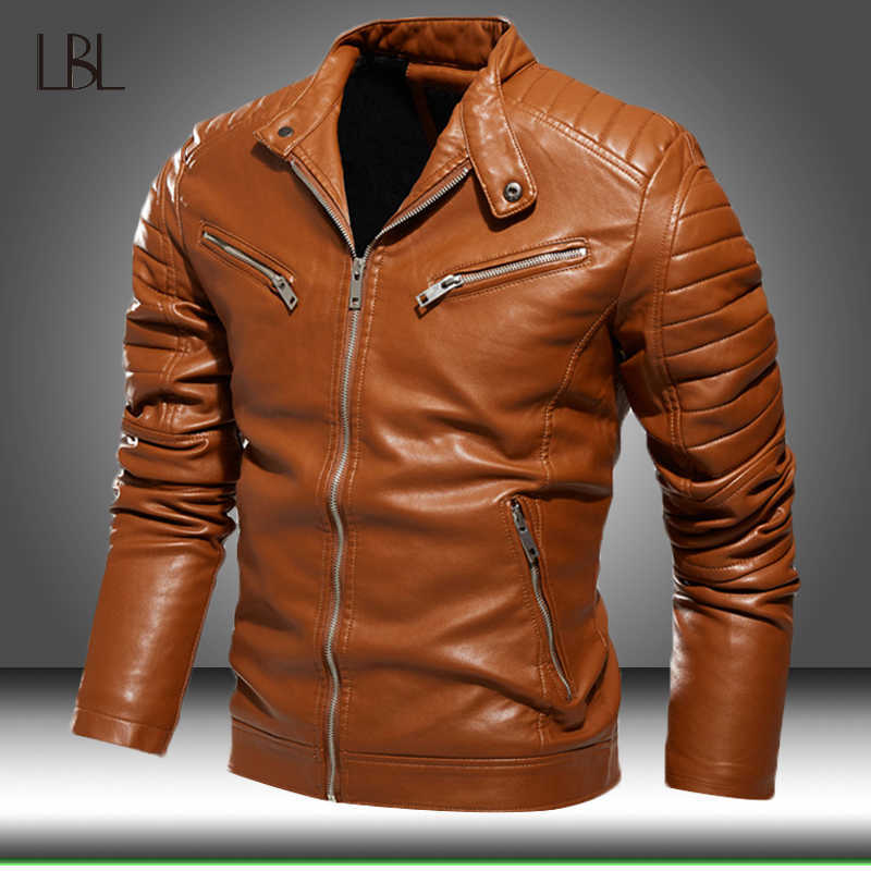 Motorcycle Jacket Men Autumn Winter Fashion Casual Leather Jacket Pu Zipper Basic Coat Male PU Faux Leather Cool Windbreaker 211018, Ej9903black
Motorcycle Jacket Men Autumn Winter Fashion Casual Leather Jacket Pu Zipper Basic Coat Male PU Faux Leather Cool Windbreaker 211018, Ej9903black