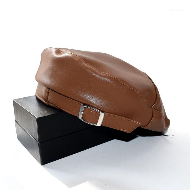 Berets Net Red Ins Leather Buckle Beret Children Autumn Winter British PU Painter Hat Korean Version Versatile Bud Pumpkin
Berets Net Red Ins Leather Buckle Beret Children Autumn Winter British PU Painter Hat Korean Version Versatile Bud Pumpkin